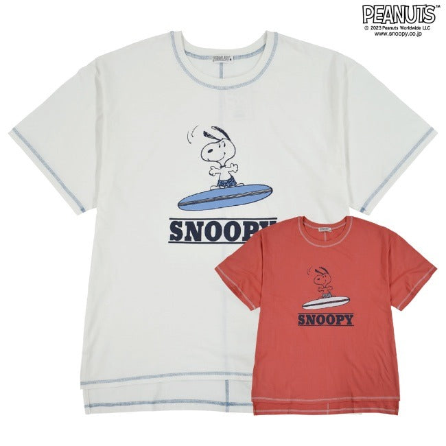 スヌーピー Tシャツ 半袖 サーフ 夏 プリント SNOOPY PEANUTS s1132-160sp