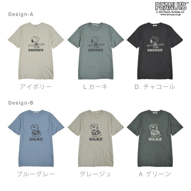 スヌーピー Tシャツ トップス 半袖 ハワイアン プリント SNOOPY PEANUTS s1132-162sp