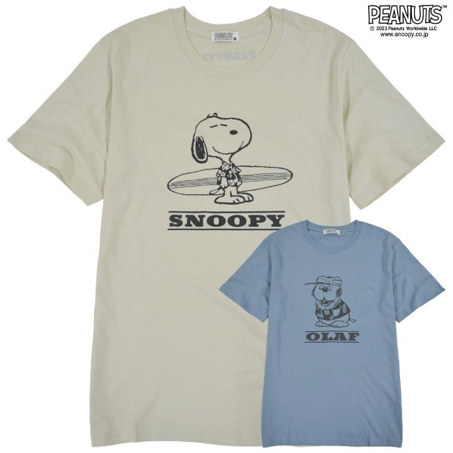 スヌーピー Tシャツ トップス 半袖 ハワイアン プリント SNOOPY PEANUTS s1132-162sp