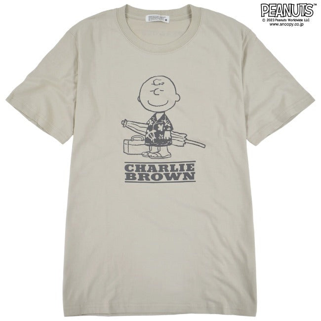 チャーリーブラウン ウッドストック Tシャツ トップス 半袖 ハワイアン SNOOPY PEANUTS s1132-163sp