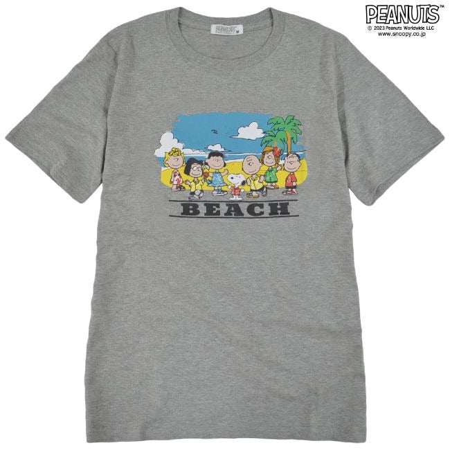 スヌーピー Tシャツ トップス アロハ プリント 半袖 ロゴ サマー 夏 SNOOPY PEANUTS s1132-164sp