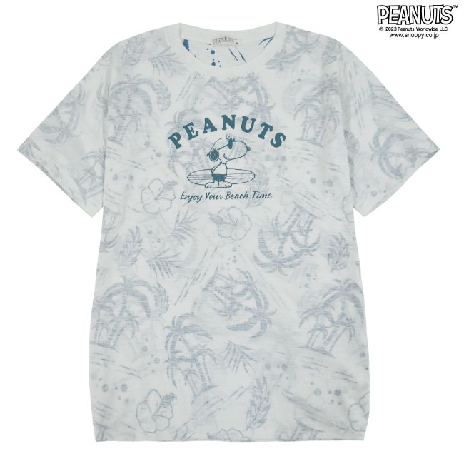 スヌーピー トップス Tシャツ 半袖 プリント ジョークール サーフ 夏 SNOOPY PEANUTS JOECOOL s1132-167sp