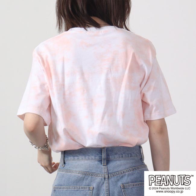 スヌーピー 半袖 タイダイ柄 春夏 PEANUTS SNOOPY s1132-169sp