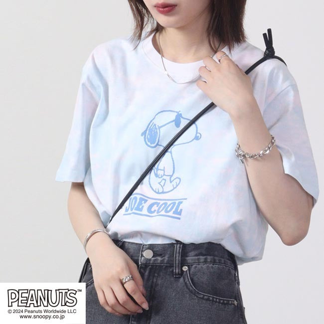 スヌーピー 半袖 タイダイ柄 春夏 PEANUTS SNOOPY s1132-169sp