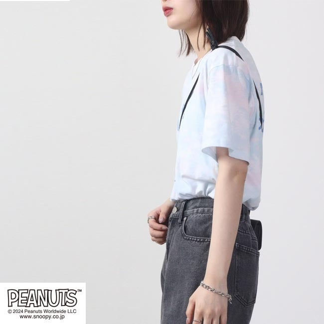 スヌーピー 半袖 タイダイ柄 春夏 PEANUTS SNOOPY s1132-169sp