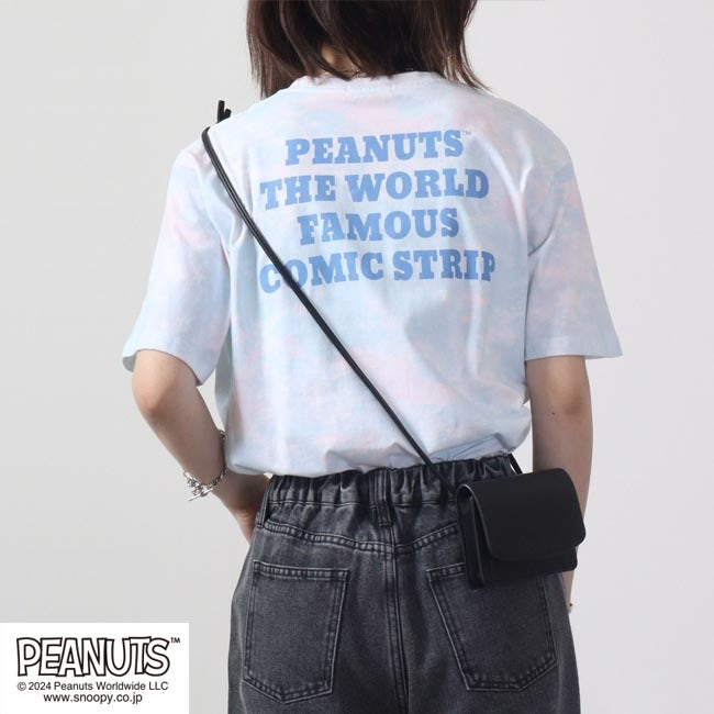 スヌーピー 半袖 タイダイ柄 春夏 PEANUTS SNOOPY s1132-169sp