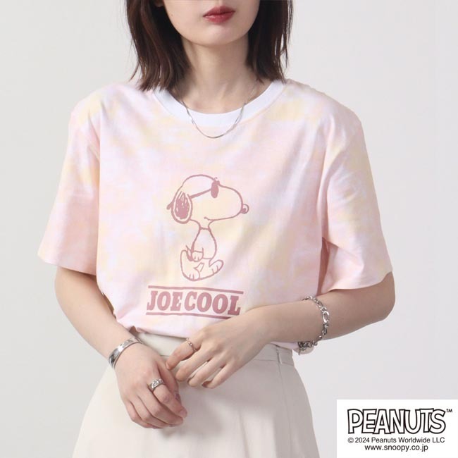 スヌーピー 半袖 タイダイ柄 春夏 PEANUTS SNOOPY s1132-169sp