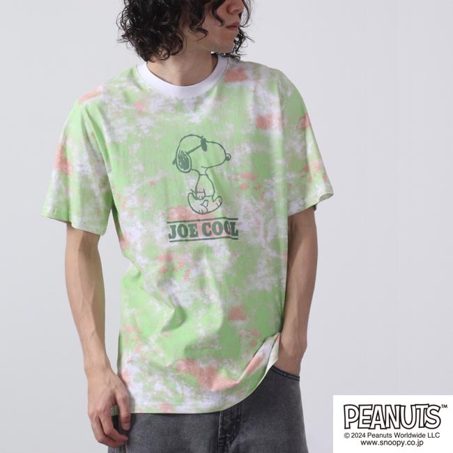 スヌーピー 半袖 タイダイ柄 春夏 PEANUTS SNOOPY s1132-169sp