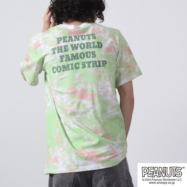 スヌーピー 半袖 タイダイ柄 春夏 PEANUTS SNOOPY s1132-169sp