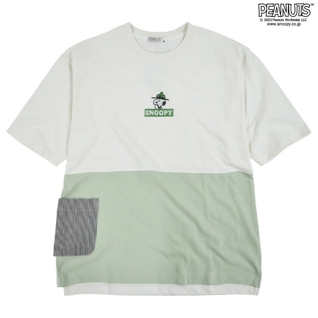 スヌーピー Tシャツ トップス プリント ドロップショルダー SNOOPY PEANUTS S M L s1132-184sp