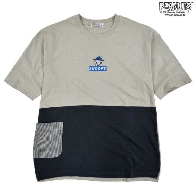 スヌーピー Tシャツ トップス プリント ドロップショルダー SNOOPY PEANUTS S M L s1132-184sp