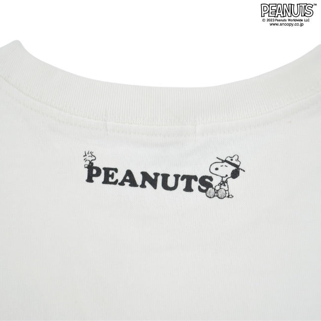 スヌーピー Tシャツ トップス プリント ドロップショルダー SNOOPY PEANUTS S M L s1132-184sp