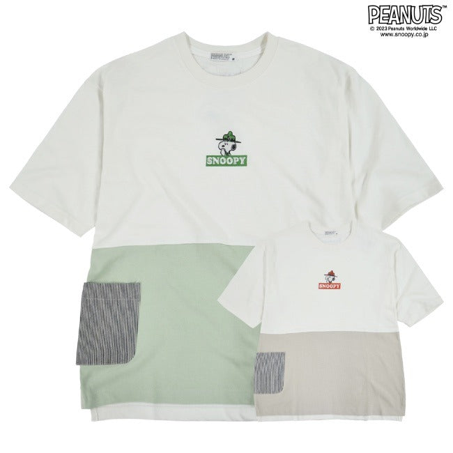 スヌーピー Tシャツ トップス プリント ドロップショルダー SNOOPY PEANUTS S M L s1132-184sp