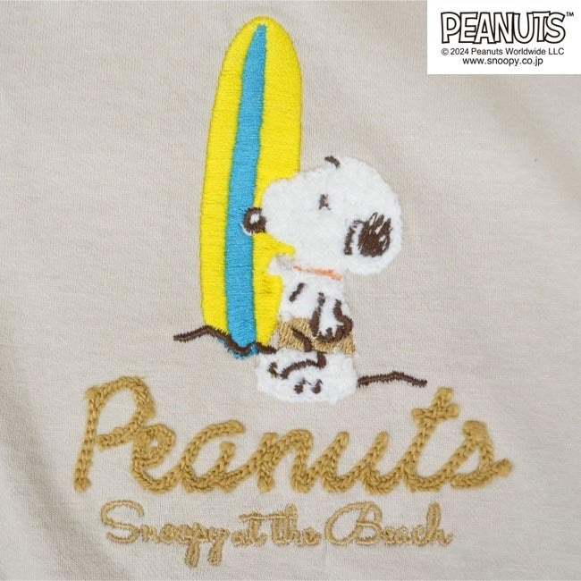 スヌーピー ピーナッツ Tシャツ トップス 半袖 刺繍 SNOOPY PEANUTS s1132-228sp