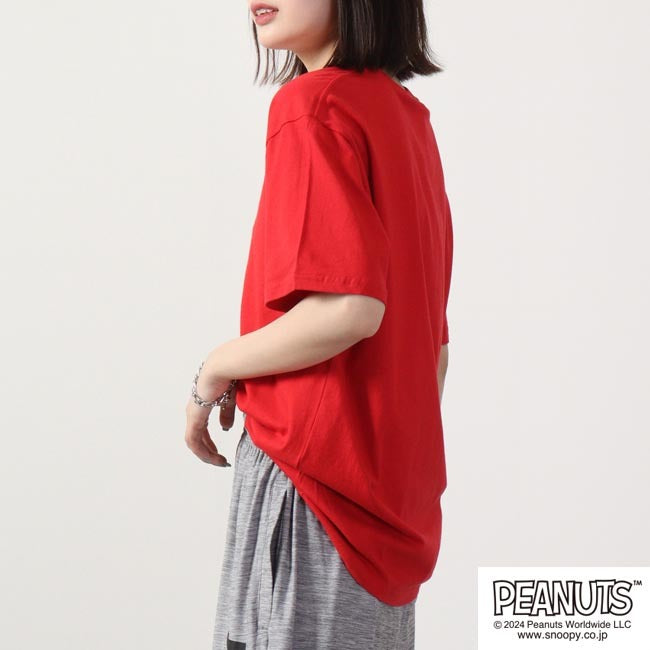スヌーピー ピーナッツ Tシャツ トップス 半袖 刺繍 SNOOPY PEANUTS s1132-228sp