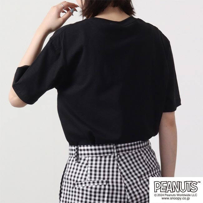 スヌーピー ピーナッツ Tシャツ トップス 半袖 刺繍 SNOOPY PEANUTS s1132-228sp