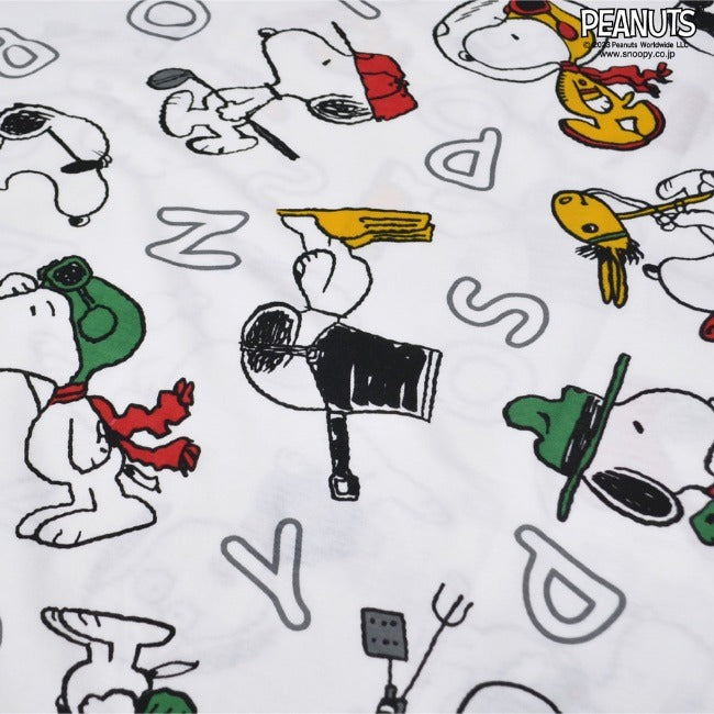 スヌーピー ビッグTシャツ アルファベット 半袖 春夏 PEANUTS s1132-28