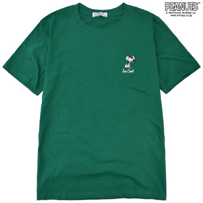 スヌーピー ピーナッツ Tシャツ トップス 半袖 刺繍 ジョークール PEANUTS SNOOPY JOECOOL s1132-30