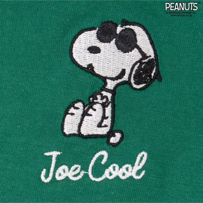 スヌーピー ピーナッツ Tシャツ トップス 半袖 刺繍 ジョークール PEANUTS SNOOPY JOECOOL s1132-30
