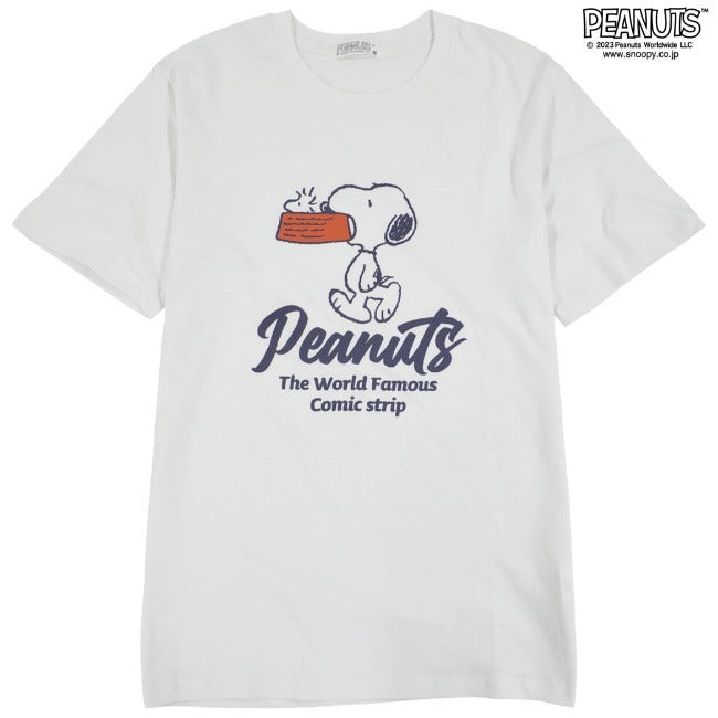 スヌーピー Tシャツ トップスチャーリーブラウン 半袖 プリント SNOOPY PEANUTS s1132-35