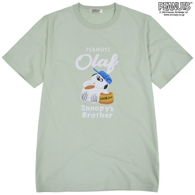 スヌーピー トップス Tシャツ 半袖 オラフ ジョークール チャーリーブラウン ウッドストック SNOOPY PEANUTS s1132-392