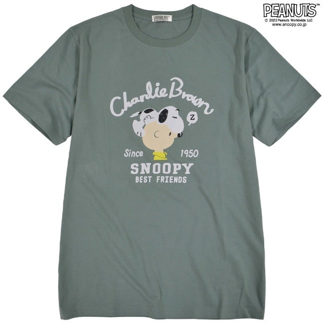 スヌーピー トップス Tシャツ 半袖 オラフ ジョークール チャーリーブラウン ウッドストック SNOOPY PEANUTS s1132-392