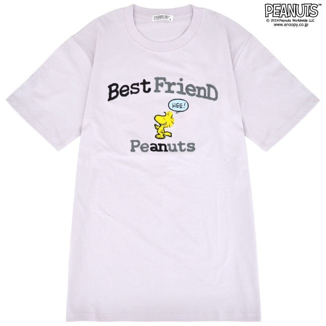 スヌーピー ウッドストック Tシャツ 半袖 刺繍 トップス SNOOPY PEANUTS s1142-128sp