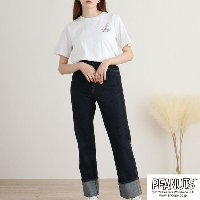 スヌーピー ピーナッツ オラフ トップス 半袖 Tシャツ プリント SNOOPY PEANUTS s1142-132sp