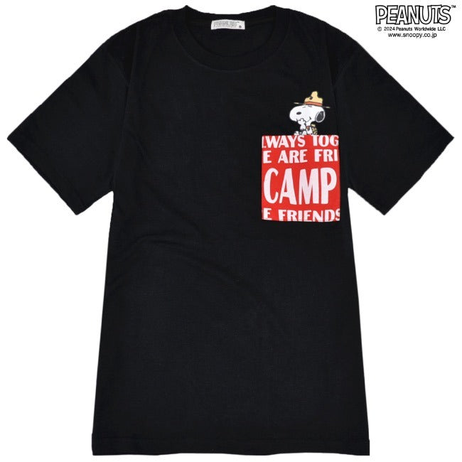 スヌーピー Tシャツ 半袖 トップス ポケット プリント SNOOPY PEANUTS s1142-135sp