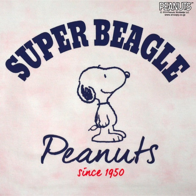 スヌーピー タイダイ柄 Tシャツ 春夏秋 柄 PEANUTS SNOOPY s1142-142sp