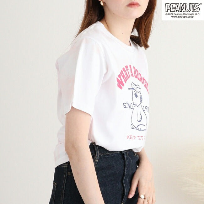 スヌーピー オラフ Tシャツ 半袖 トップス タイダイ プリント SNOOPY PEANUTS s1142-143sp