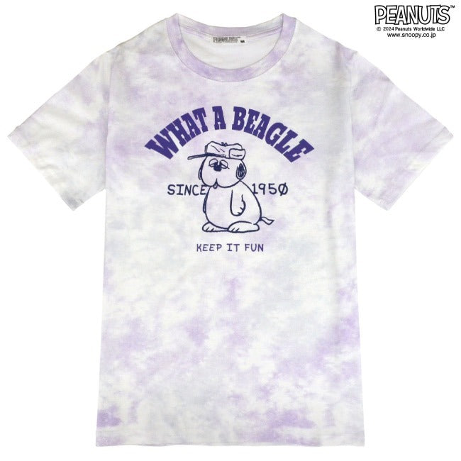 スヌーピー オラフ Tシャツ 半袖 トップス タイダイ プリント SNOOPY PEANUTS s1142-143sp