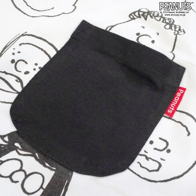 スヌーピー ピーナッツ フレンズ 半袖 柄 ポケット付 SNOOPY PEANUTS s1142-144sp