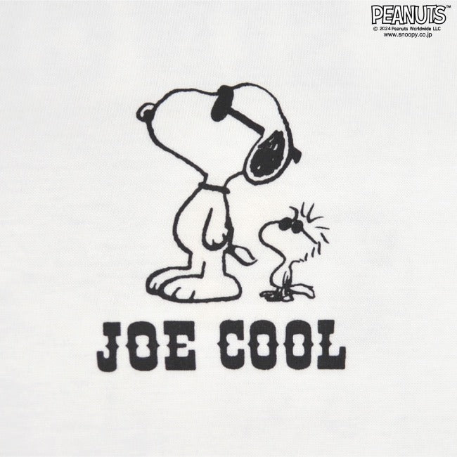 スヌーピー Tシャツ 半袖 バック プリント ジョークール トップス コミック SNOOPY PEANUTS JOE COOL s1142-145