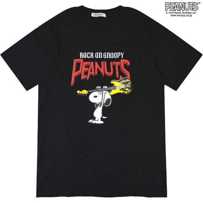スヌーピー Tシャツ 半袖 トップス オラフ チャーリーブラウン バンド ロック ミュージック プリント SNOOPY PEANUTS s1142-148sp