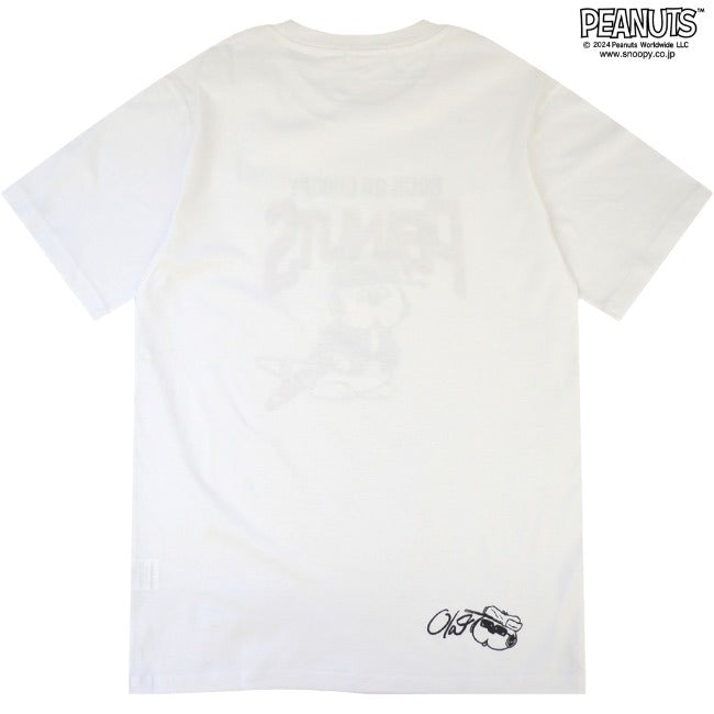 スヌーピー Tシャツ 半袖 トップス オラフ チャーリーブラウン バンド ロック ミュージック プリント SNOOPY PEANUTS s1142-148sp