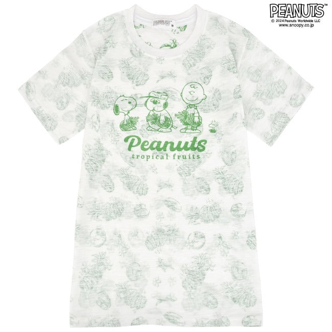 スヌーピー Tシャツ 半袖 スラブ プリント オラフ チャーリーブラウン PEANUTS SNOOPY s1142-150sp
