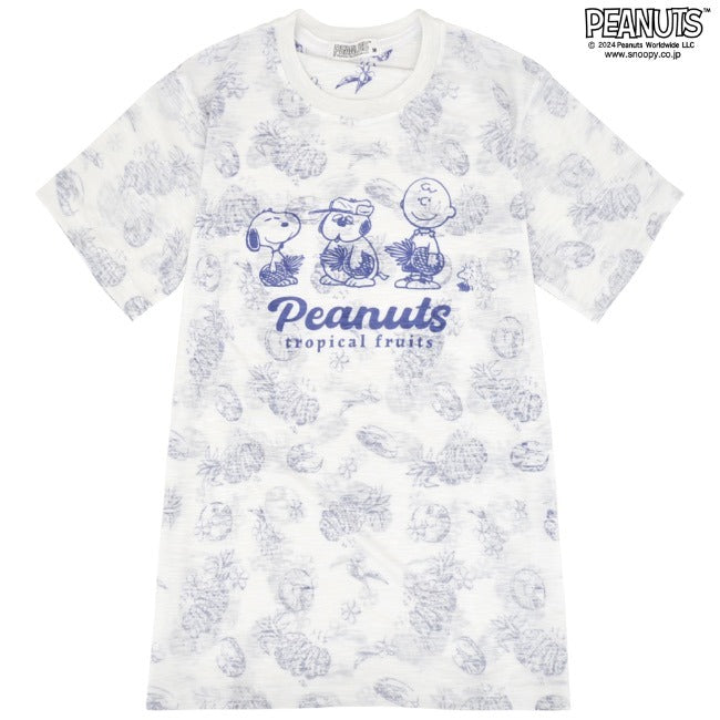 スヌーピー Tシャツ 半袖 スラブ プリント オラフ チャーリーブラウン PEANUTS SNOOPY s1142-150sp