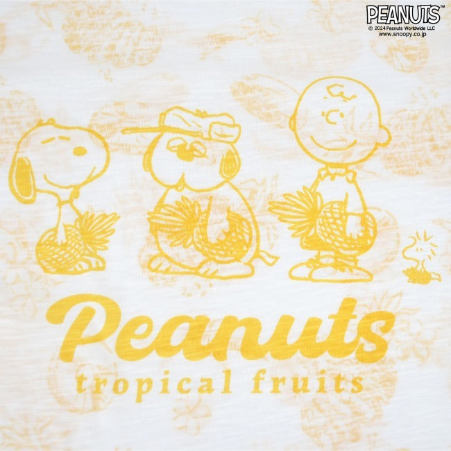 スヌーピー Tシャツ 半袖 スラブ プリント オラフ チャーリーブラウン PEANUTS SNOOPY s1142-150sp