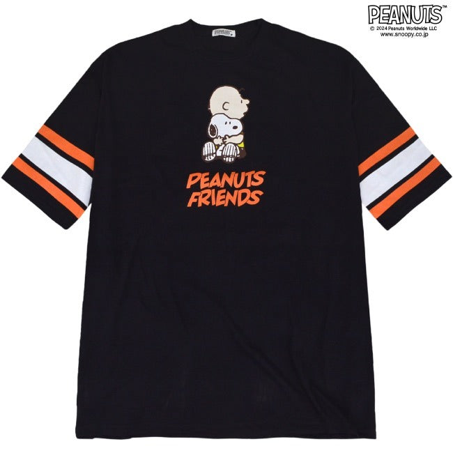 スヌーピー チャーリー ハグ キングビッグ Tシャツ 半袖 オーバーサイズ SNOOPY PEANUTS s1142-164sp