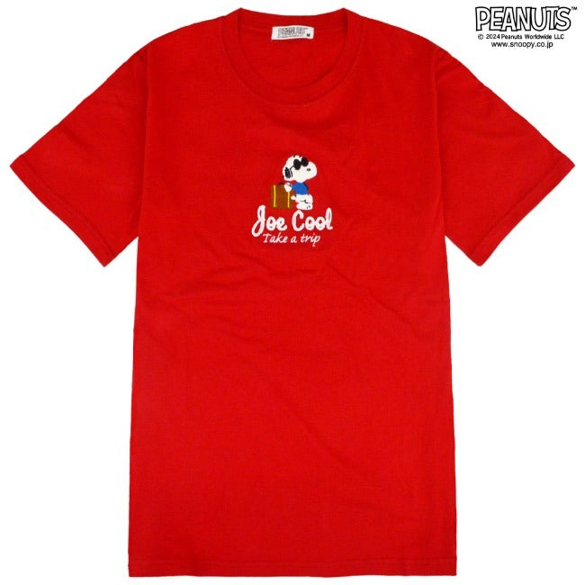 スヌーピー Tシャツ 半袖 刺繍 ジョークール SNOOPY PEANUTS s1142-182