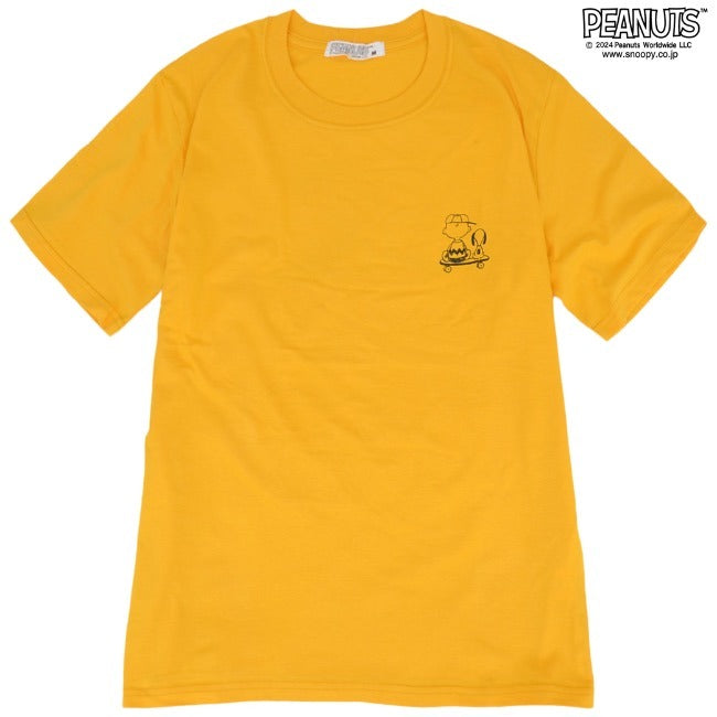 スヌーピー プリント 半袖 Tシャツ スケボー チャーリーブラウン PEANUTS s1142-188
