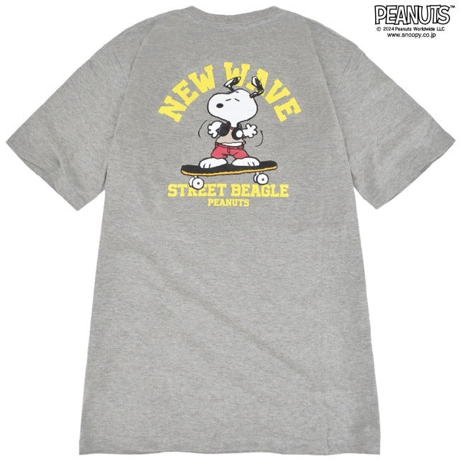 スヌーピー プリント 半袖 Tシャツ スケボー チャーリーブラウン PEANUTS s1142-188