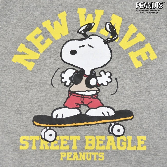 スヌーピー プリント 半袖 Tシャツ スケボー チャーリーブラウン PEANUTS s1142-188