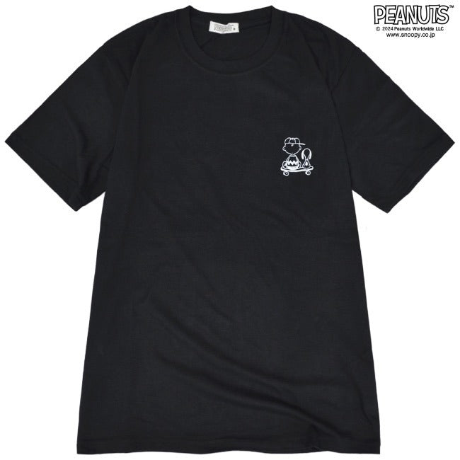 スヌーピー プリント 半袖 Tシャツ スケボー チャーリーブラウン PEANUTS s1142-188