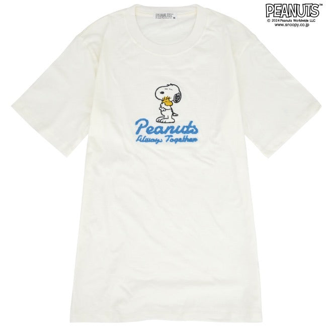 スヌーピー ピーナッツ Tシャツ 半袖 刺繍 ウッドストック SNOOPY PEANUTS s1142-191