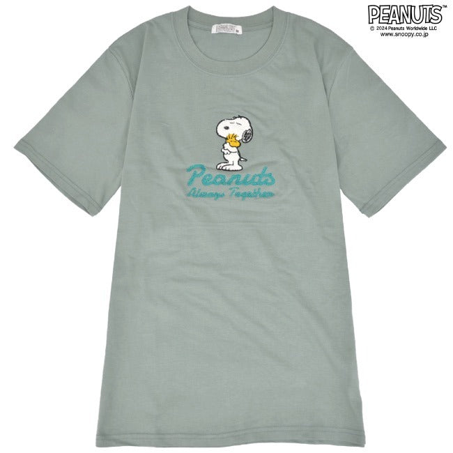 スヌーピー ピーナッツ Tシャツ 半袖 刺繍 ウッドストック SNOOPY PEANUTS s1142-191