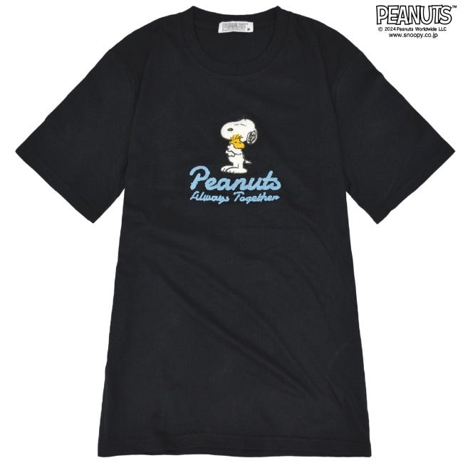 スヌーピー ピーナッツ Tシャツ 半袖 刺繍 ウッドストック SNOOPY PEANUTS s1142-191