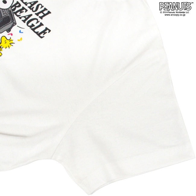 スヌーピー ウッドストック クロップド Tシャツ 半袖 トップス プリント ミニ丈 ミニT チビT SNOOPY PEANUTS s1142-254sp
