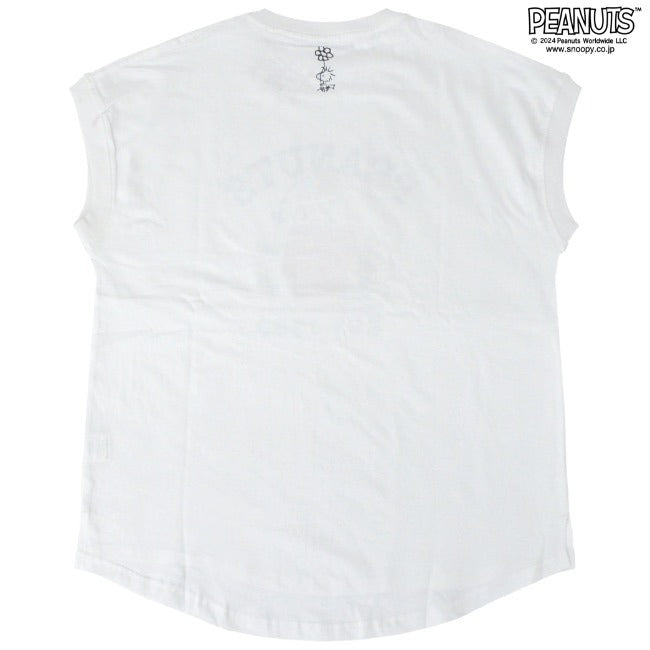 スヌーピー Tシャツ ノースリーブ トップス プリント ウッドストック 夏 SNOOPY PEANUTS s1142-256sp